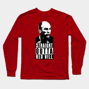 Brisbane Broncos - Darren Lockyer - STRAIGHT OUTTA RED HILL Long Sleeve T-Shirt